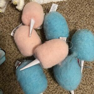 Cotton candy ornaments